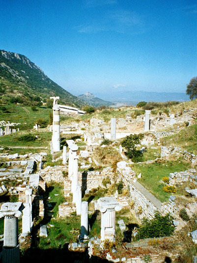 Ephesos - Blick Richtung Meer